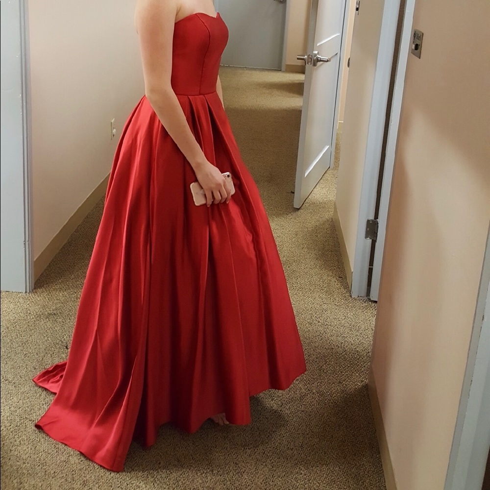 Red Prom Dress Size 4
